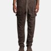 Pants * | Rick Owens Drkshdw Corduroy Creatch Cargo Drawstring In Dust