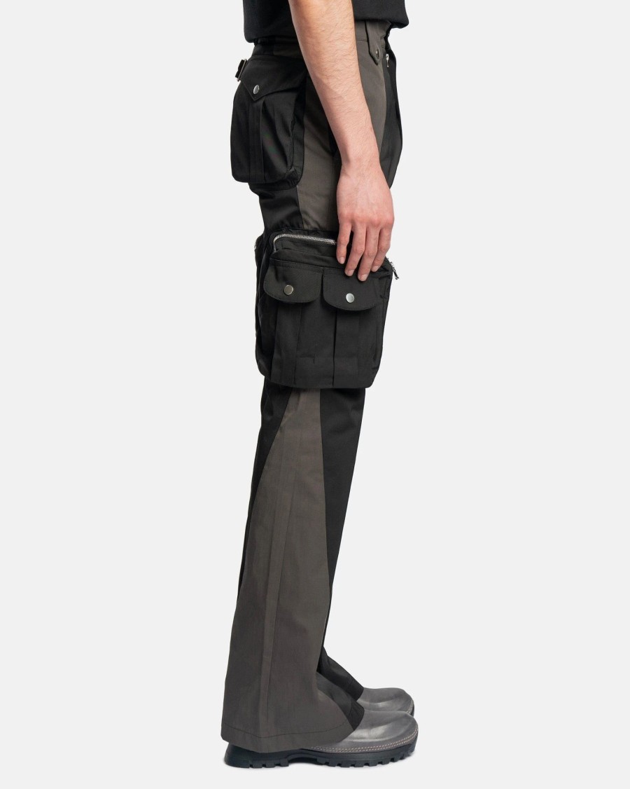 Pants * | Fffpostalservice Flare Cargo V 2.5 In Black/Grey