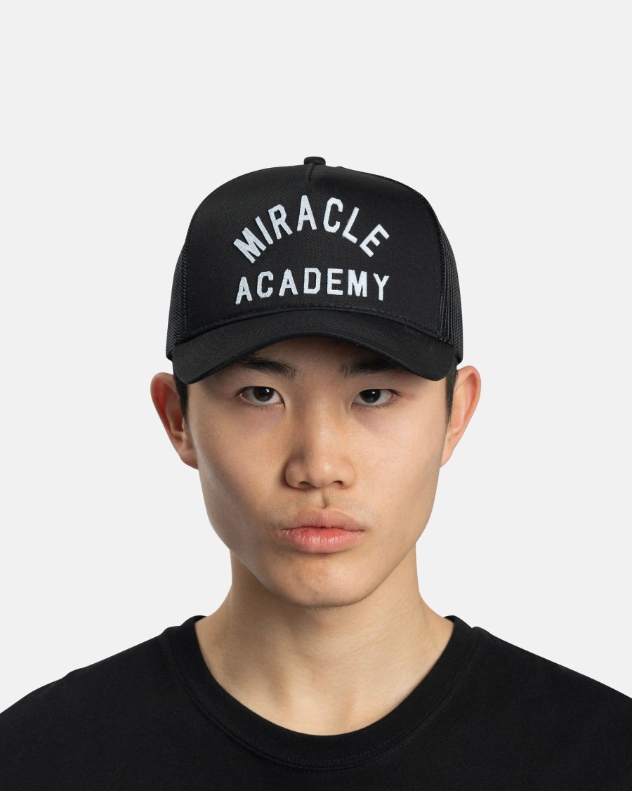 Accessories * | Nahmias Miracle Academy Trucker Hat In Black