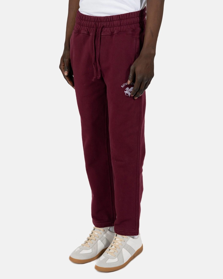 Pants * | Svrn Pegasus Sweatpant In Burgundy