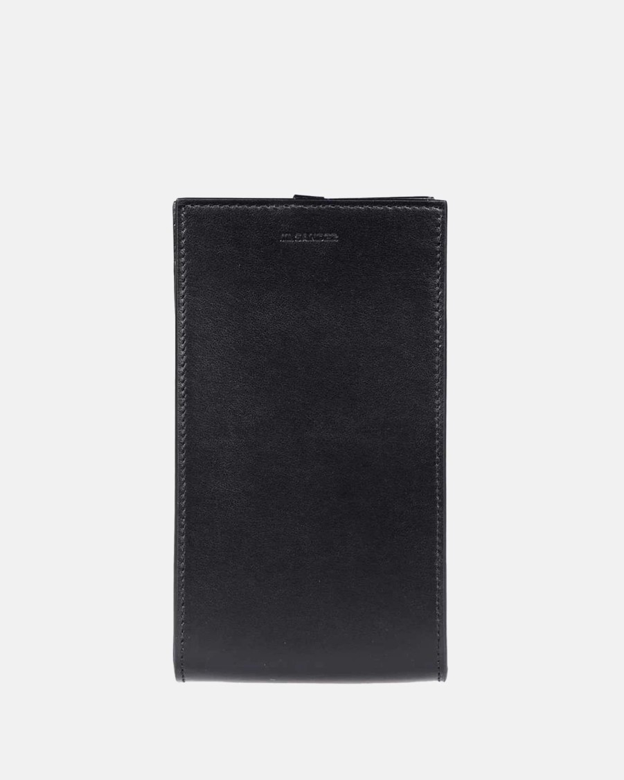 Accessories * | Jil Sander Tangle Phone Case In Black.