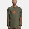 T-Shirts * | Nike Acg Lungs Long Sleeve T-Shirt In Cargo Khaki