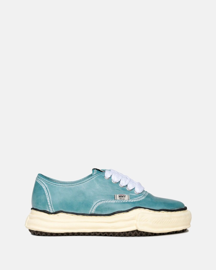 Footwear * | Maison Mihara Yasuhiro Hank Over-Dyed Low Top In Dark Green