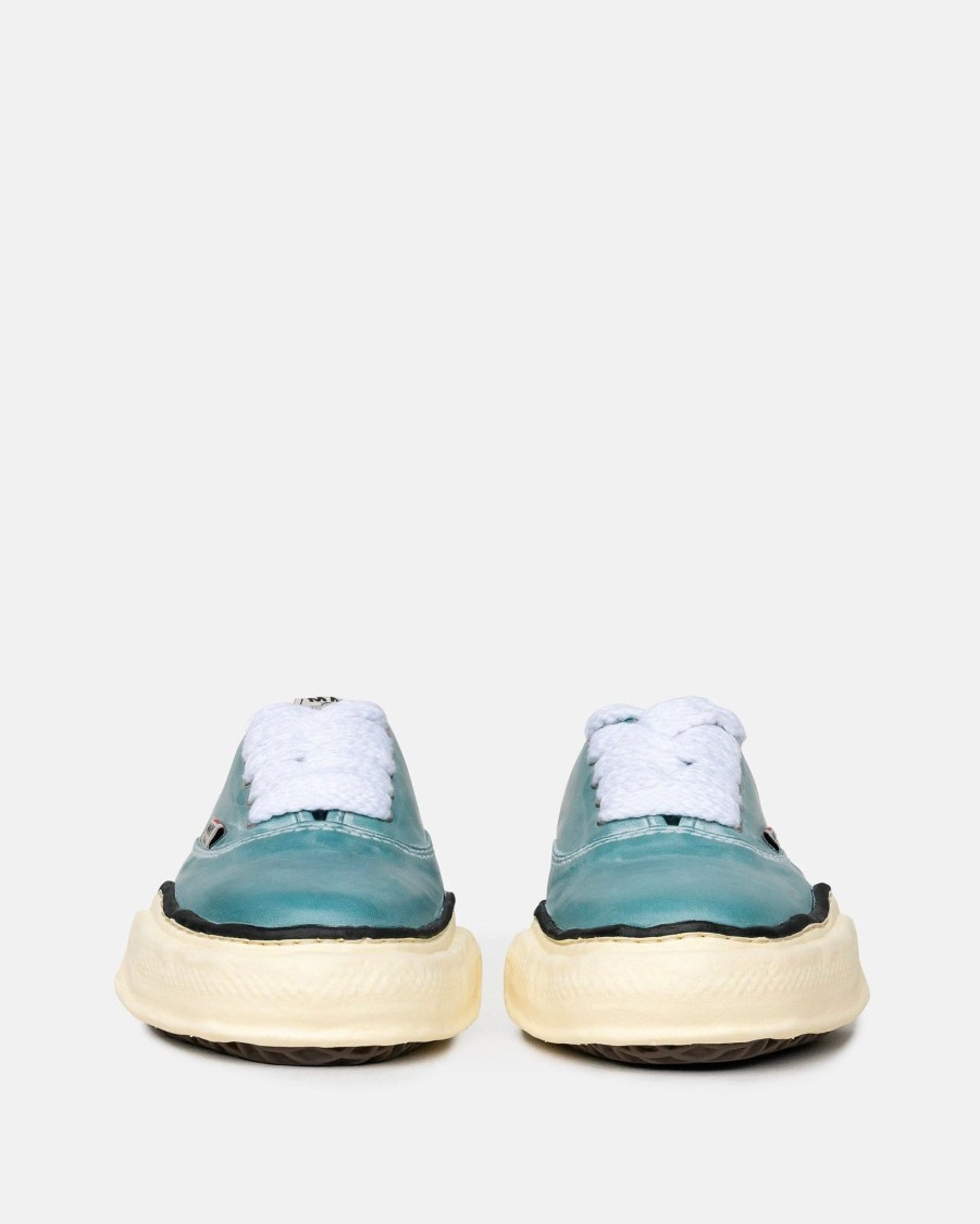 Footwear * | Maison Mihara Yasuhiro Hank Over-Dyed Low Top In Dark Green