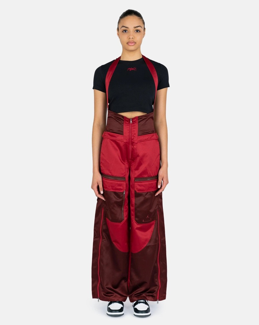 Pants * | Jordan Utility Pants In Pomegranate