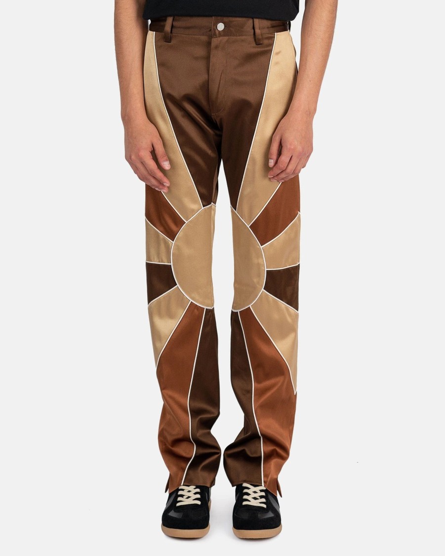 Pants * | Nahmias Silk Sunshine Pants In Brown