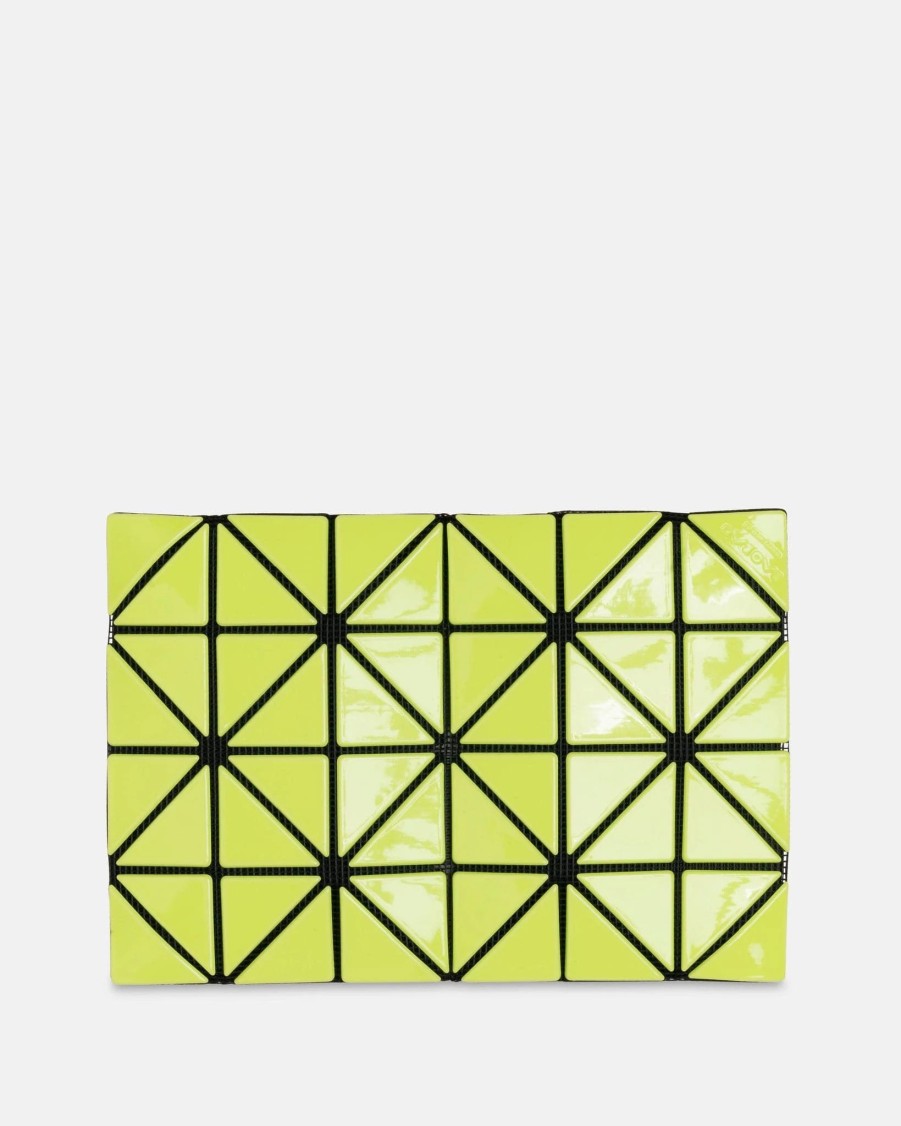 Accessories * | Bao Bao Issey Miyake Card Case With Color In Yellow/Coral Pink