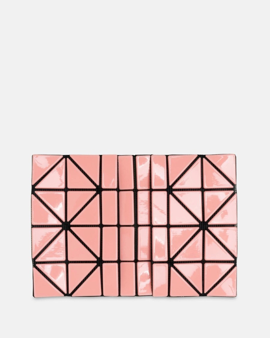 Accessories * | Bao Bao Issey Miyake Card Case With Color In Yellow/Coral Pink