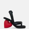 Footwear * | Yume Yume Love Heel In Black/Red