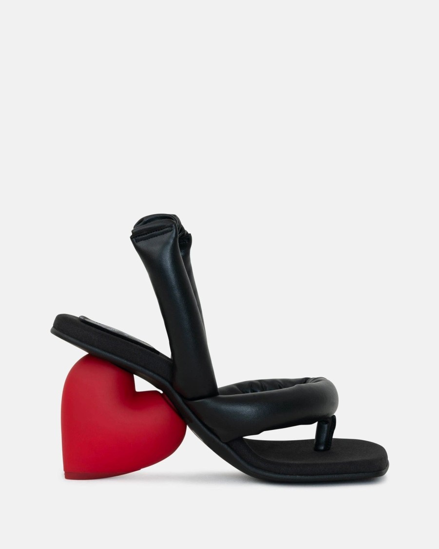 Footwear * | Yume Yume Love Heel In Black/Red