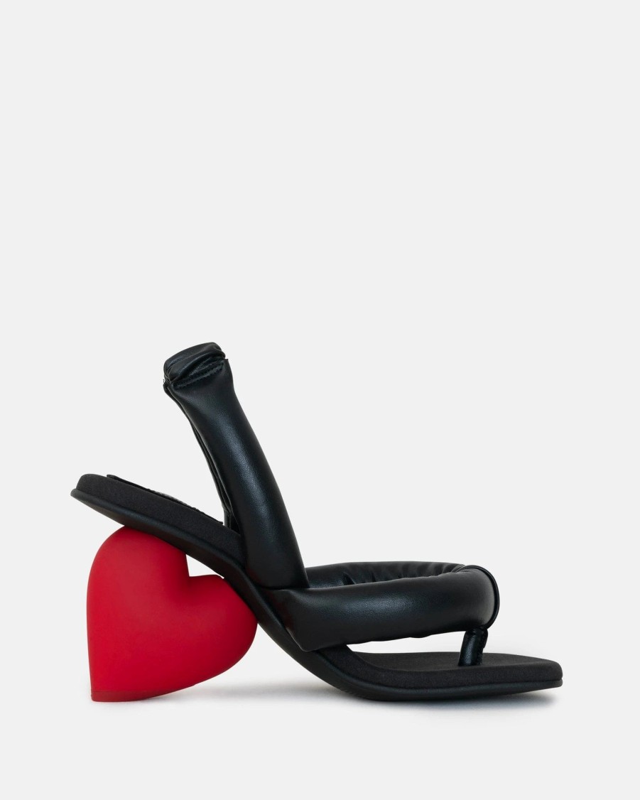 Footwear * | Yume Yume Love Heel In Black/Red