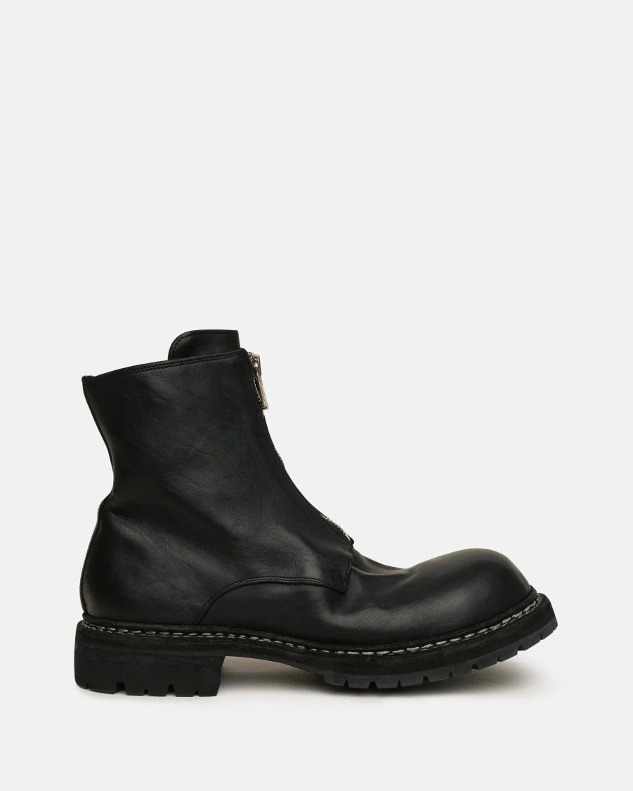 Footwear * | Guidi Gr05Frv Full Grain Boots In Black