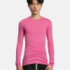 T-Shirts * | Rick Owens Double Ls T In Hot Pink