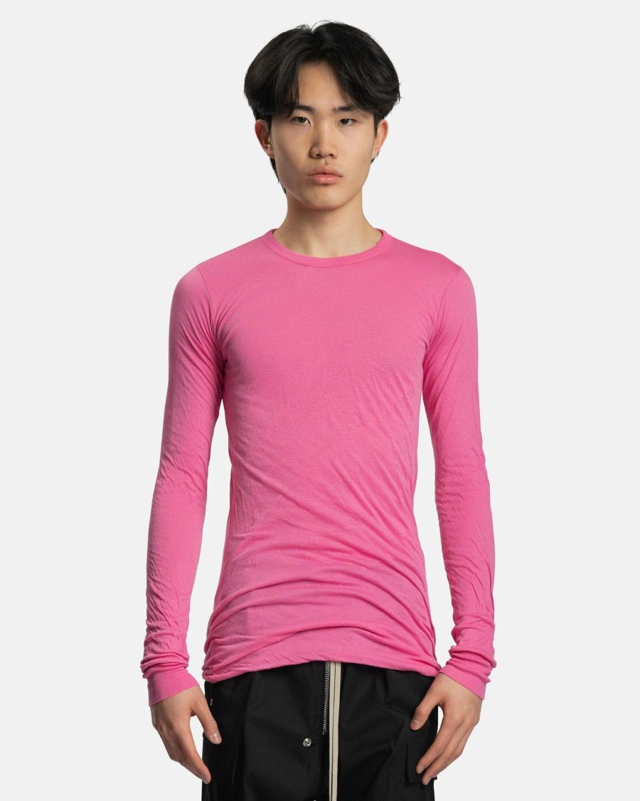 T-Shirts * | Rick Owens Double Ls T In Hot Pink