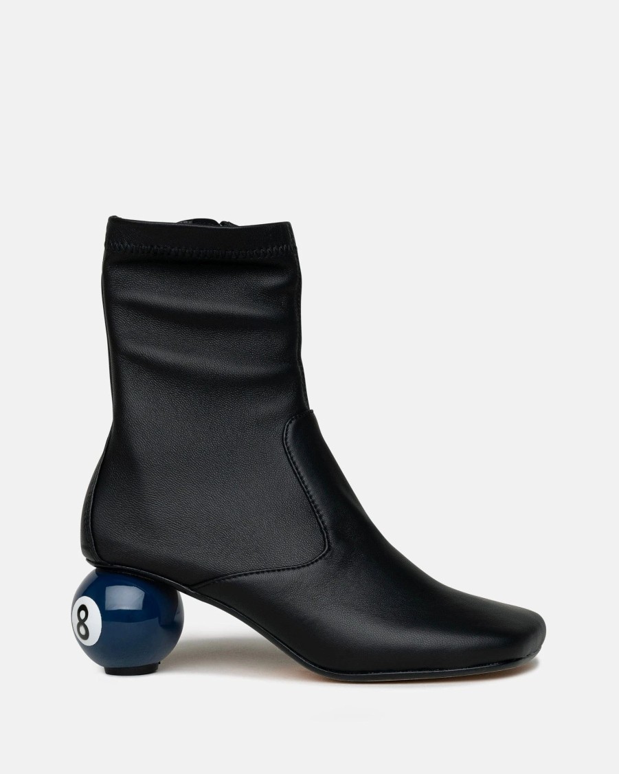 Footwear * | Maison Mihara Yasuhiro Billiard Heel Boots In Black