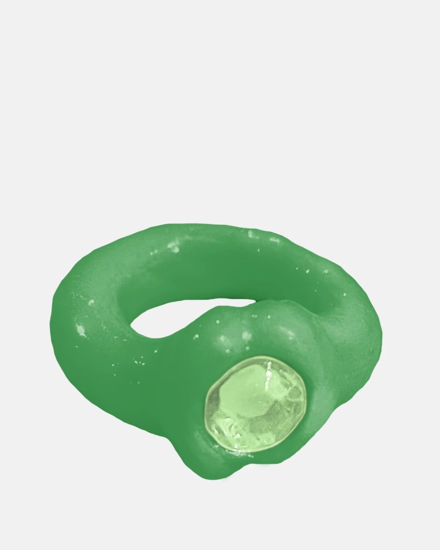 Accessories * | Og Blobb Ring In Green/Green