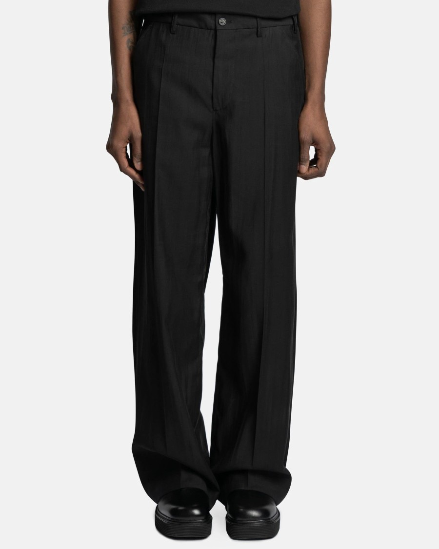 Pants * | Our Legacy Sailor Trouser In Black Experience Viscose