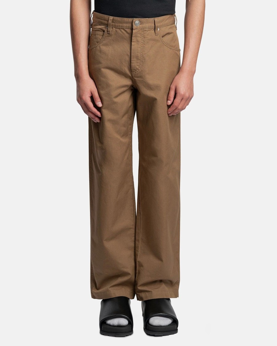 Pants * | Isabel Marant Homme Pablo Trousers In Khaki