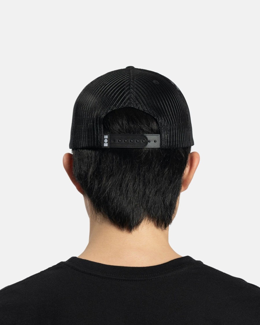 Accessories * | Nahmias Psychedelic Trucker Hat In Black