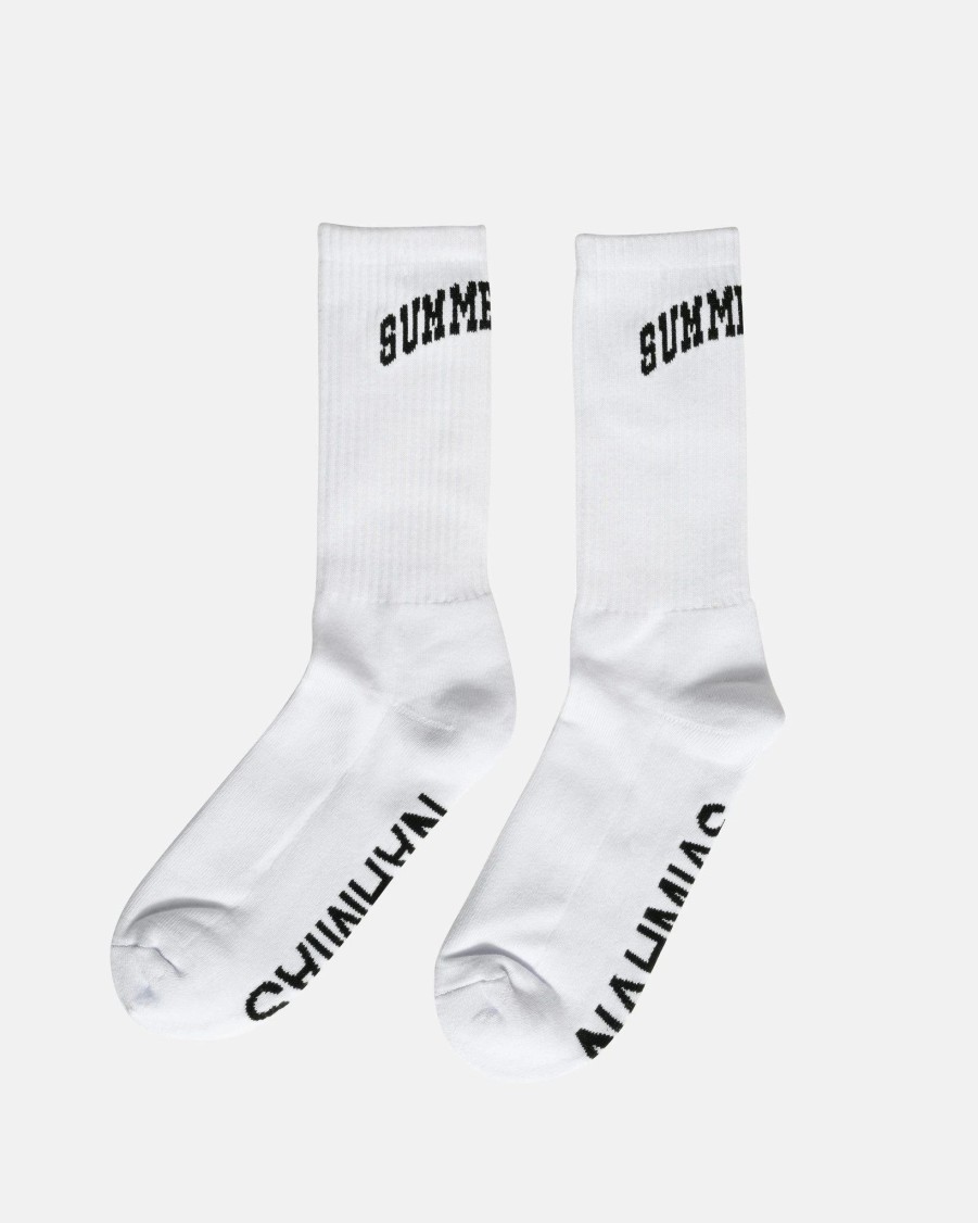 Accessories * | Nahmias Summerland Socks In White