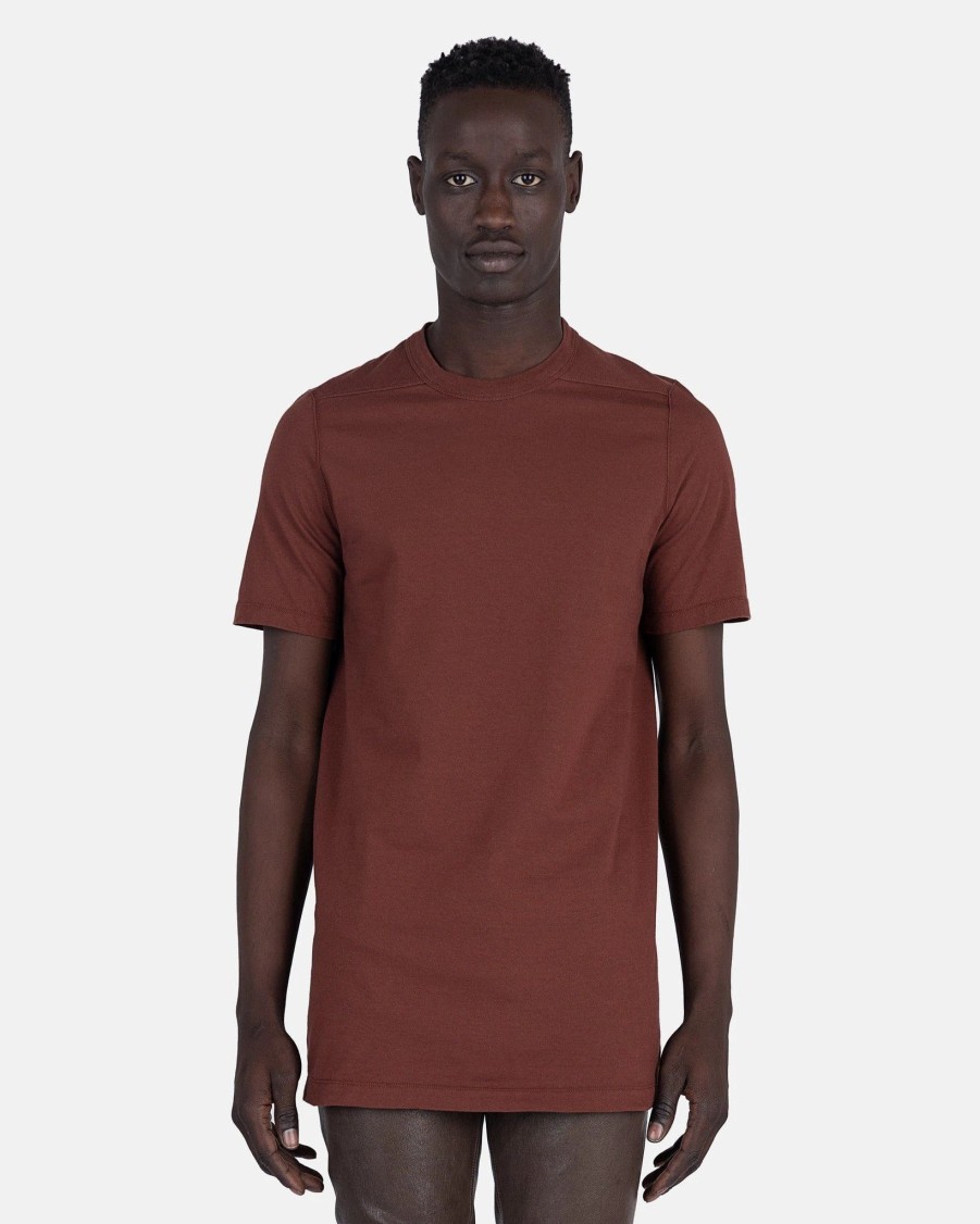 T-Shirts * | Rick Owens Level T-Shirt In Macassar