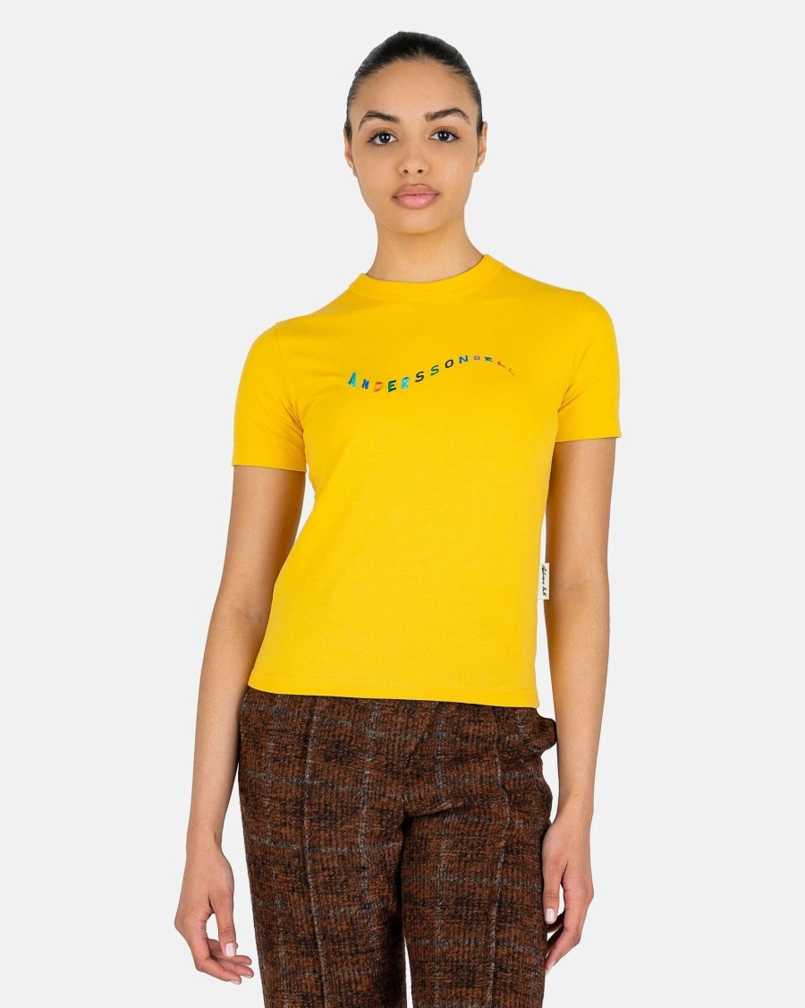 T-Shirts * | Andersson Bell Rainbow Flow T-Shirt In Yellow