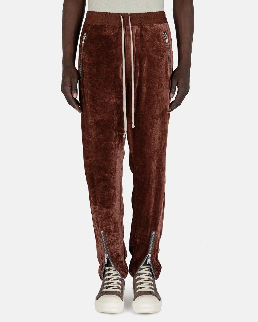 Pants * | Rick Owens Tecuatl Track Pant In Macassar