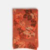 Accessories * | Erl Round Neck Jacquard Scarf In Orange