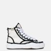 Footwear * | Maison Mihara Yasuhiro Peterson Overhanging Canvas High In White