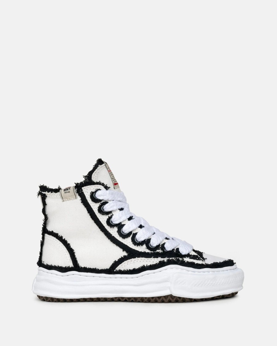 Footwear * | Maison Mihara Yasuhiro Peterson Overhanging Canvas High In White