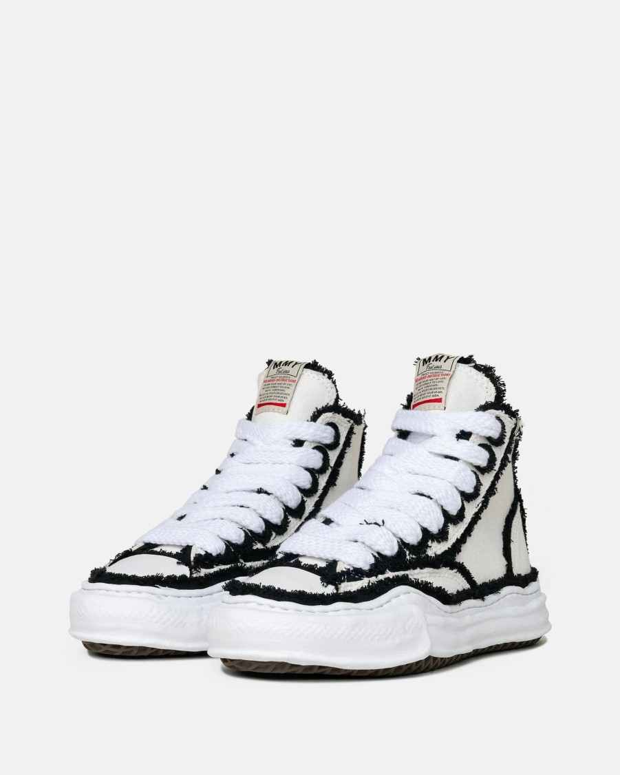 Footwear * | Maison Mihara Yasuhiro Peterson Overhanging Canvas High In White