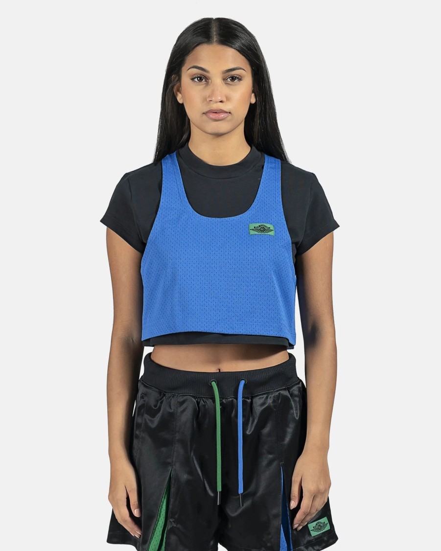 Tops * | Jordan Aleali May Layered Top In Blue