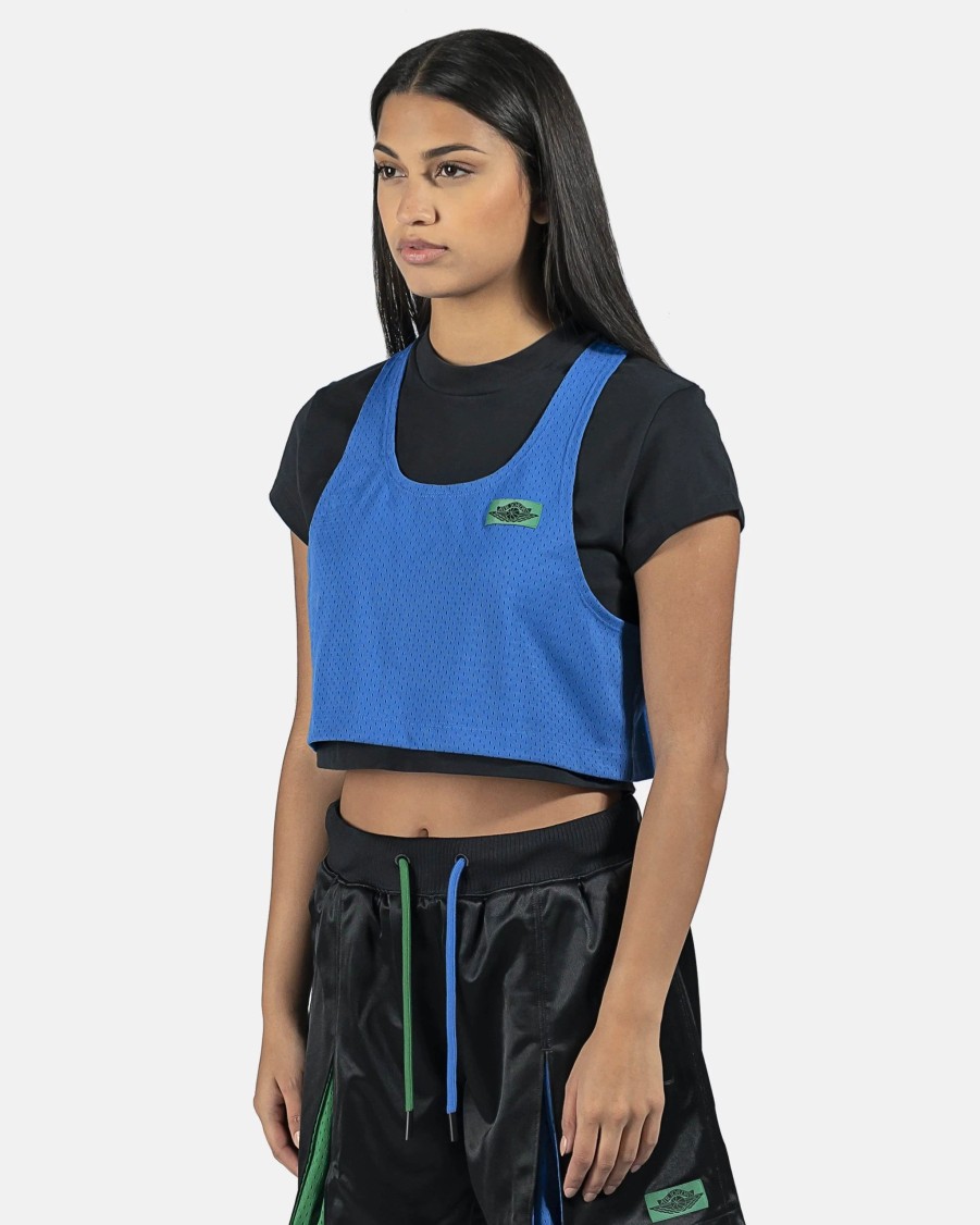 Tops * | Jordan Aleali May Layered Top In Blue