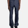 Pants * | Botter Slim Fit Trousers With Zipped Hem In Parley Gabardine Navy