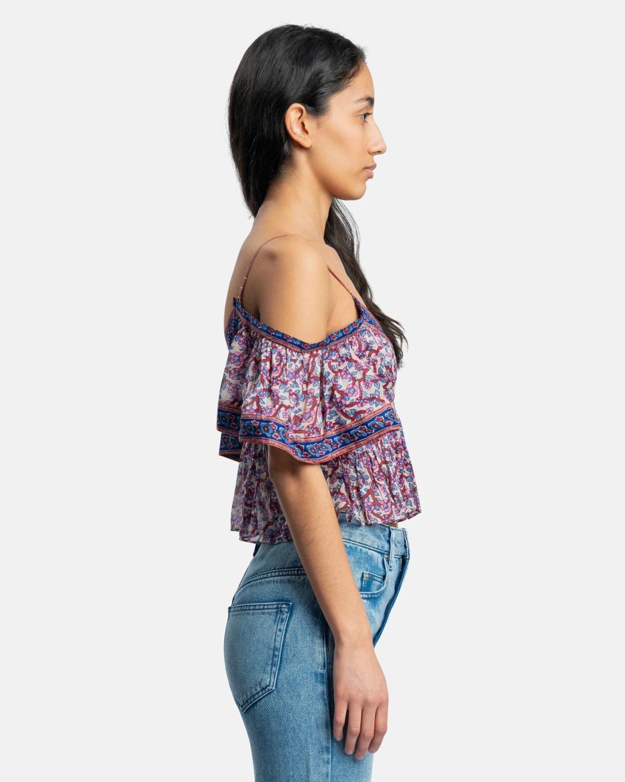 Tops * | Isabel Marant Etoile Garuva Top In Ecru