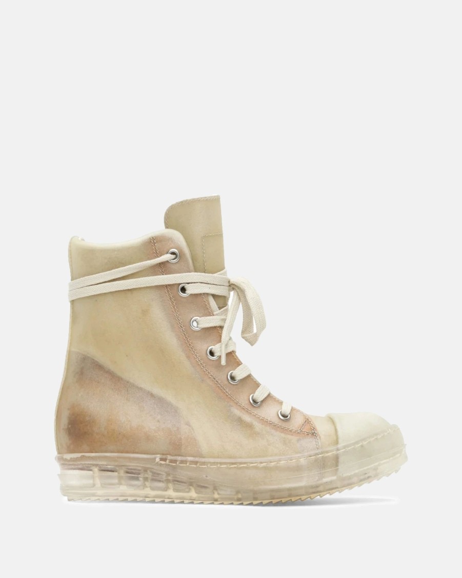 Footwear * | Rick Owens Ramones In Natural/Clear