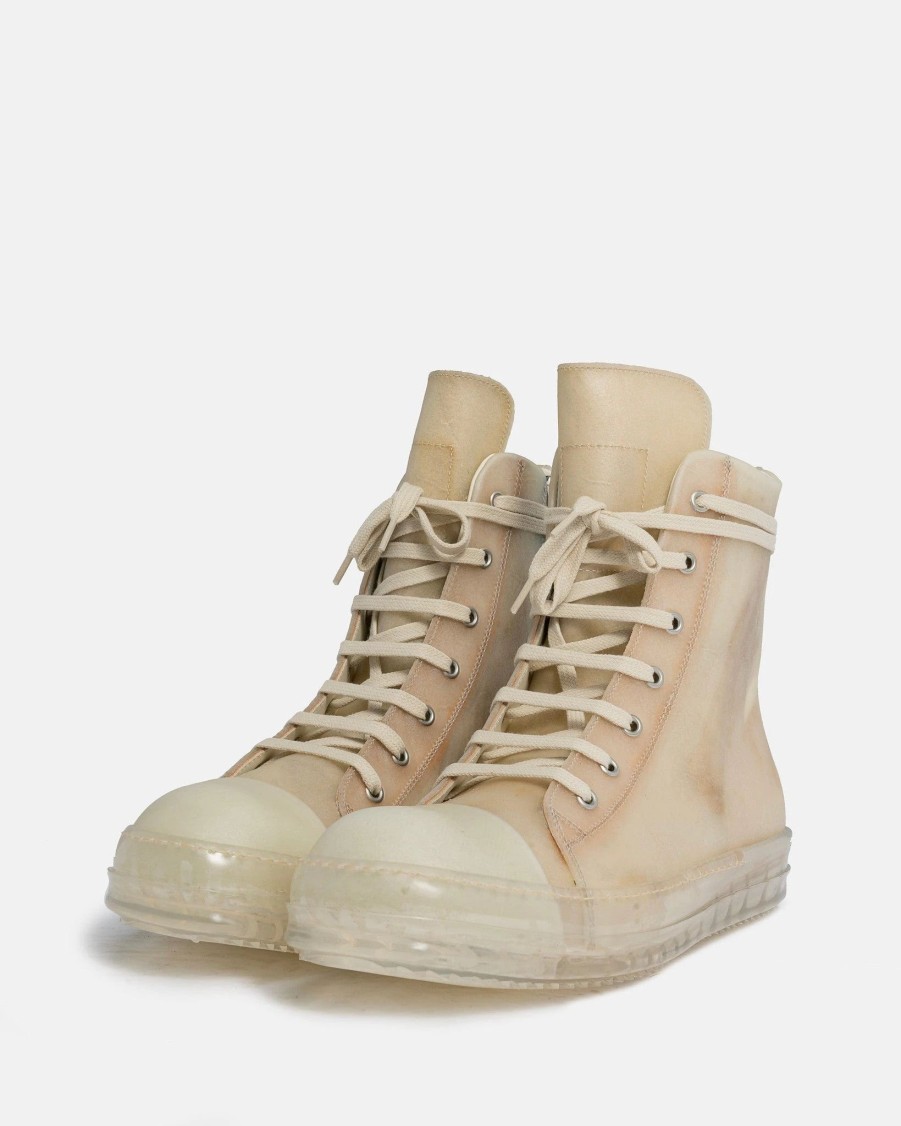 Footwear * | Rick Owens Ramones In Natural/Clear