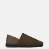 Footwear * | Pleats Please Issey Miyake Pleats Slip-On Loafer In Brown