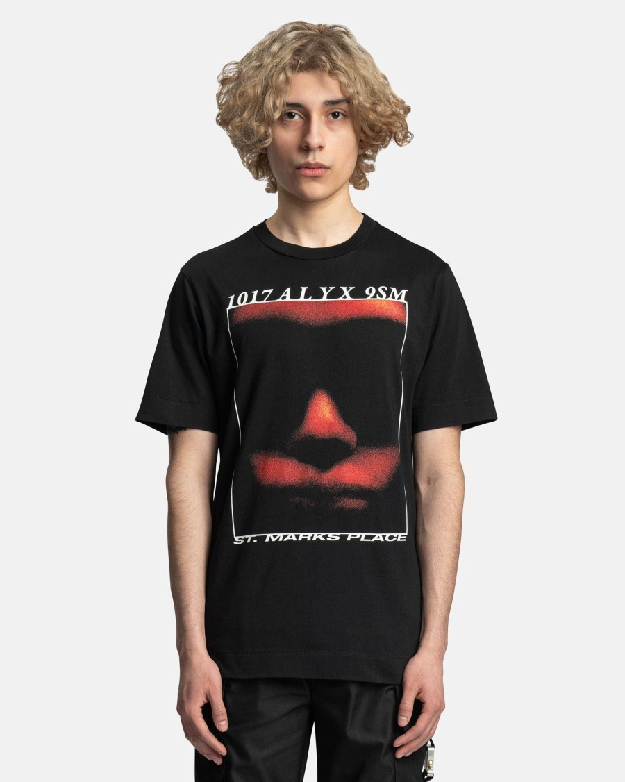 T-Shirts * | 1017 Alyx 9Sm Alyx Icon Face S/S T-Shirt In Black