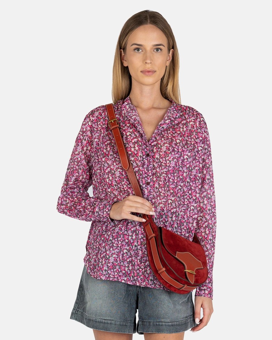 Tops * | Isabel Marant Etoile Mexika Blouse In Pink