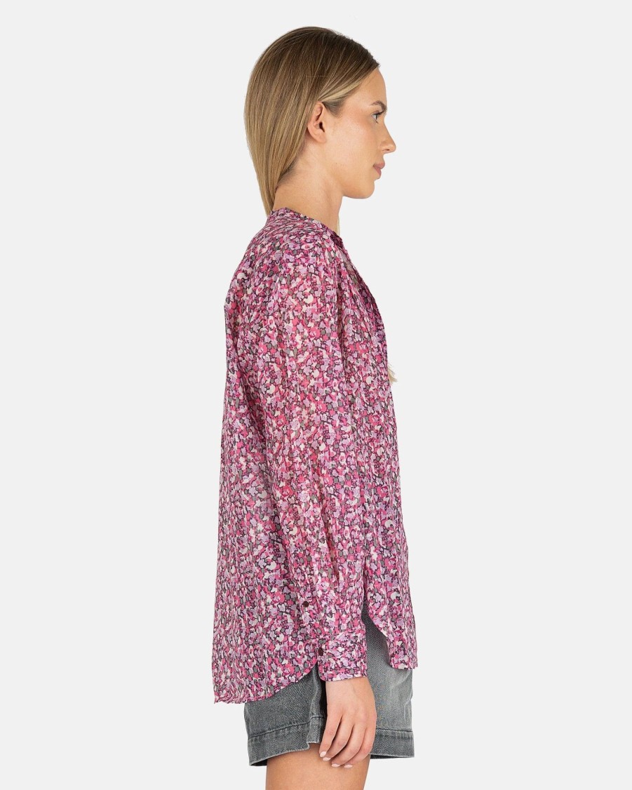 Tops * | Isabel Marant Etoile Mexika Blouse In Pink