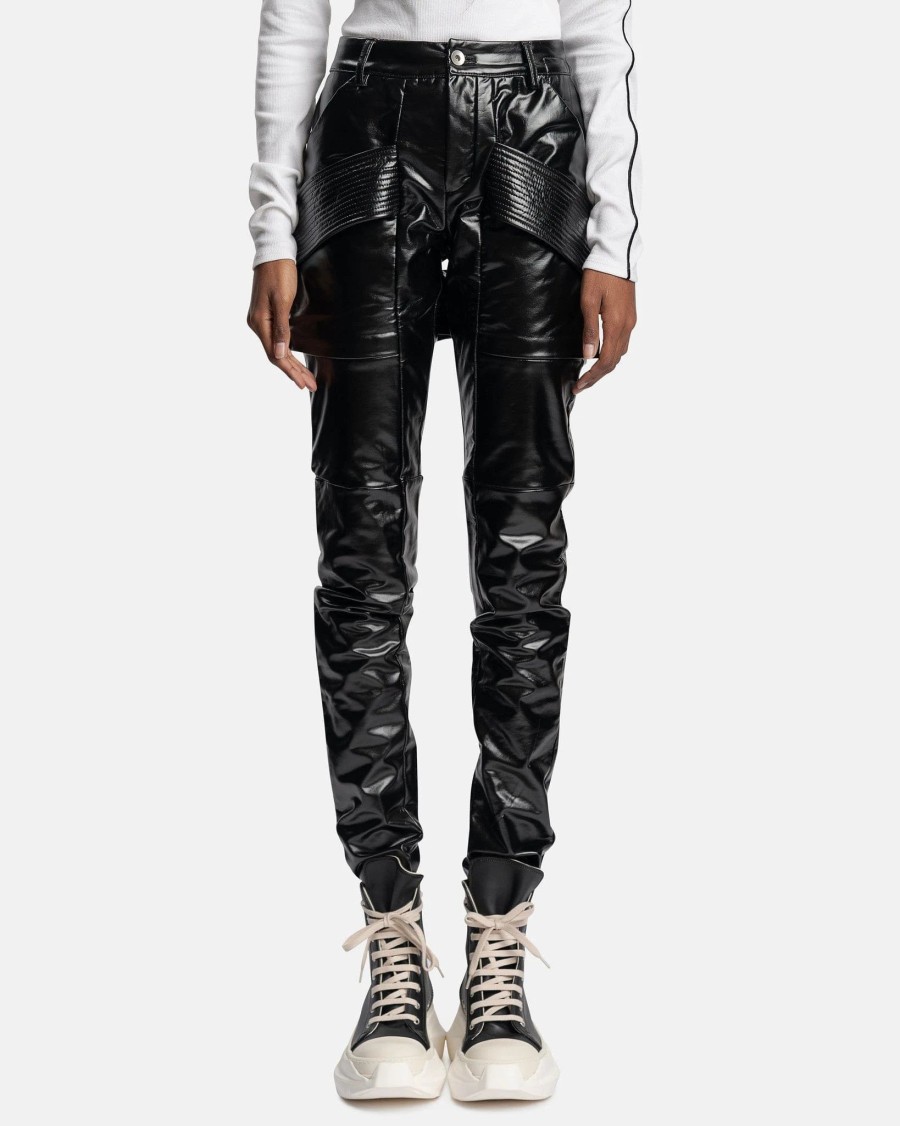 Pants * | Rick Owens Drkshdw Creatch Pants In Black