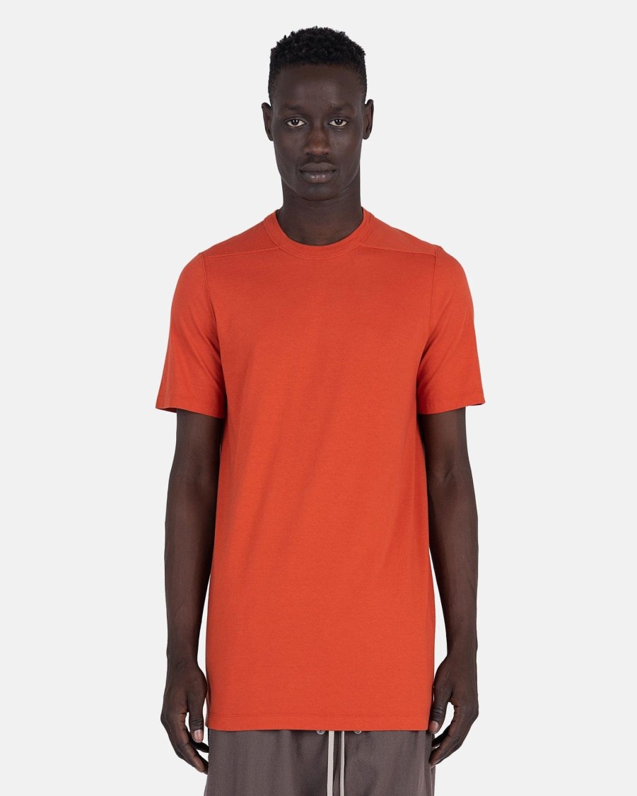 T-Shirts * | Rick Owens Level T-Shirt In Orange