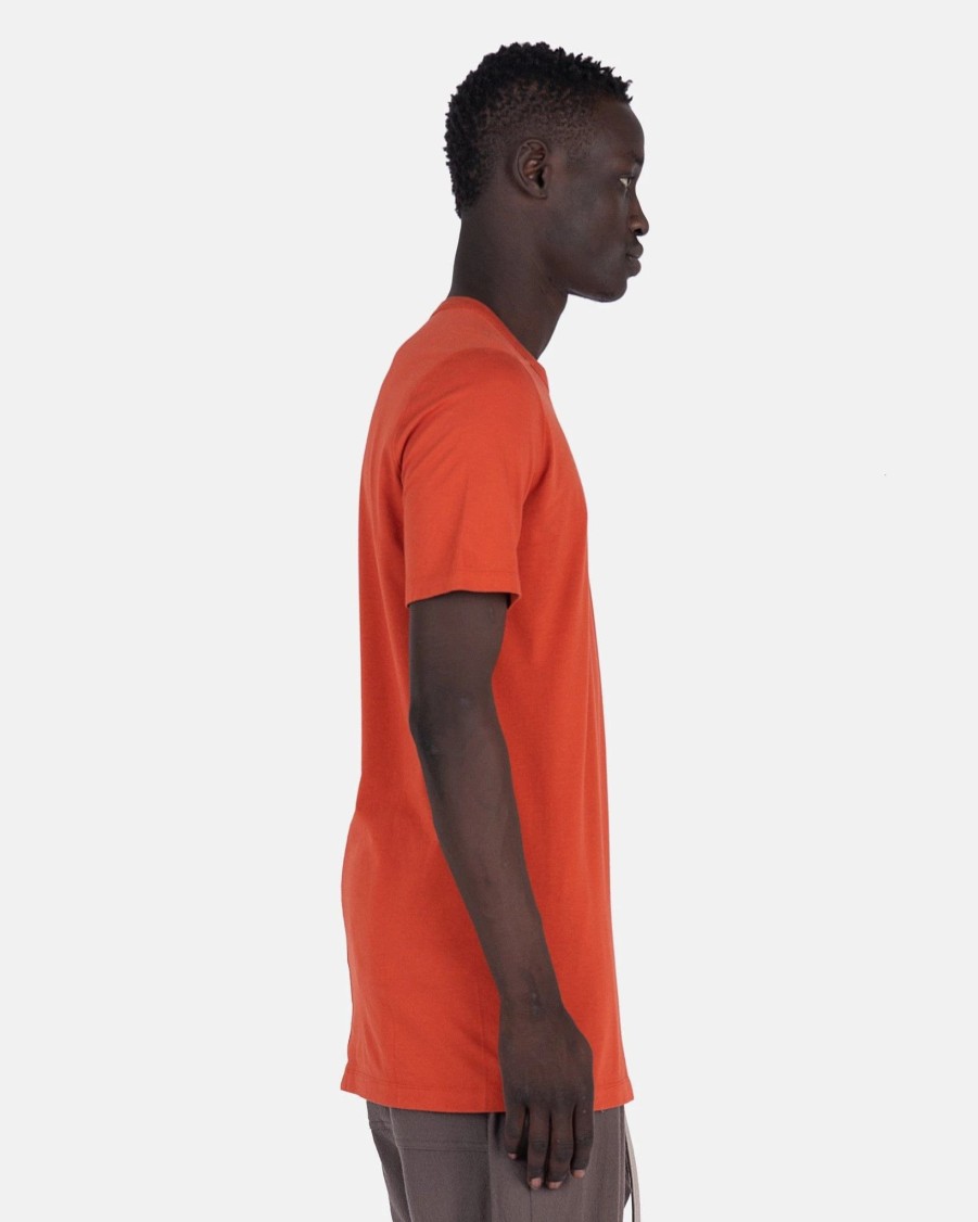 T-Shirts * | Rick Owens Level T-Shirt In Orange