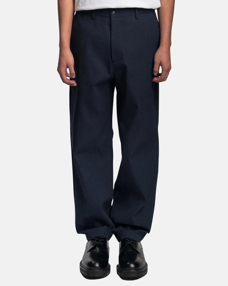 Pants * | Iise Nubi Trousers Straight Leg In Navy