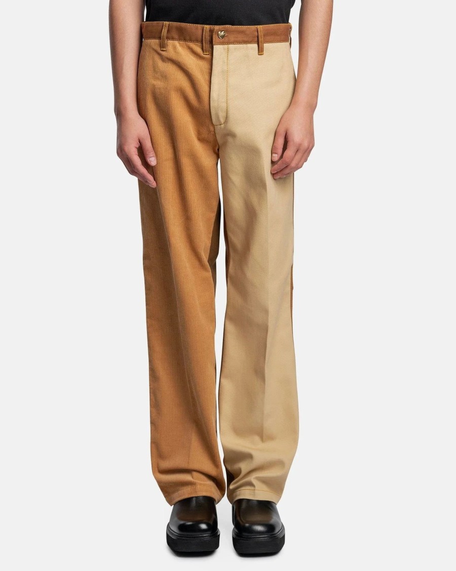 Pants * | Marni Carhartt Wip Cotton Canvas Trousers In Tobacco