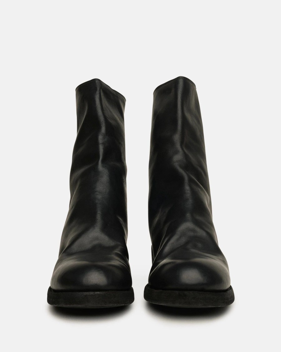 Footwear * | Guidi 788Z Full Grain Back-Zip Boots In Black