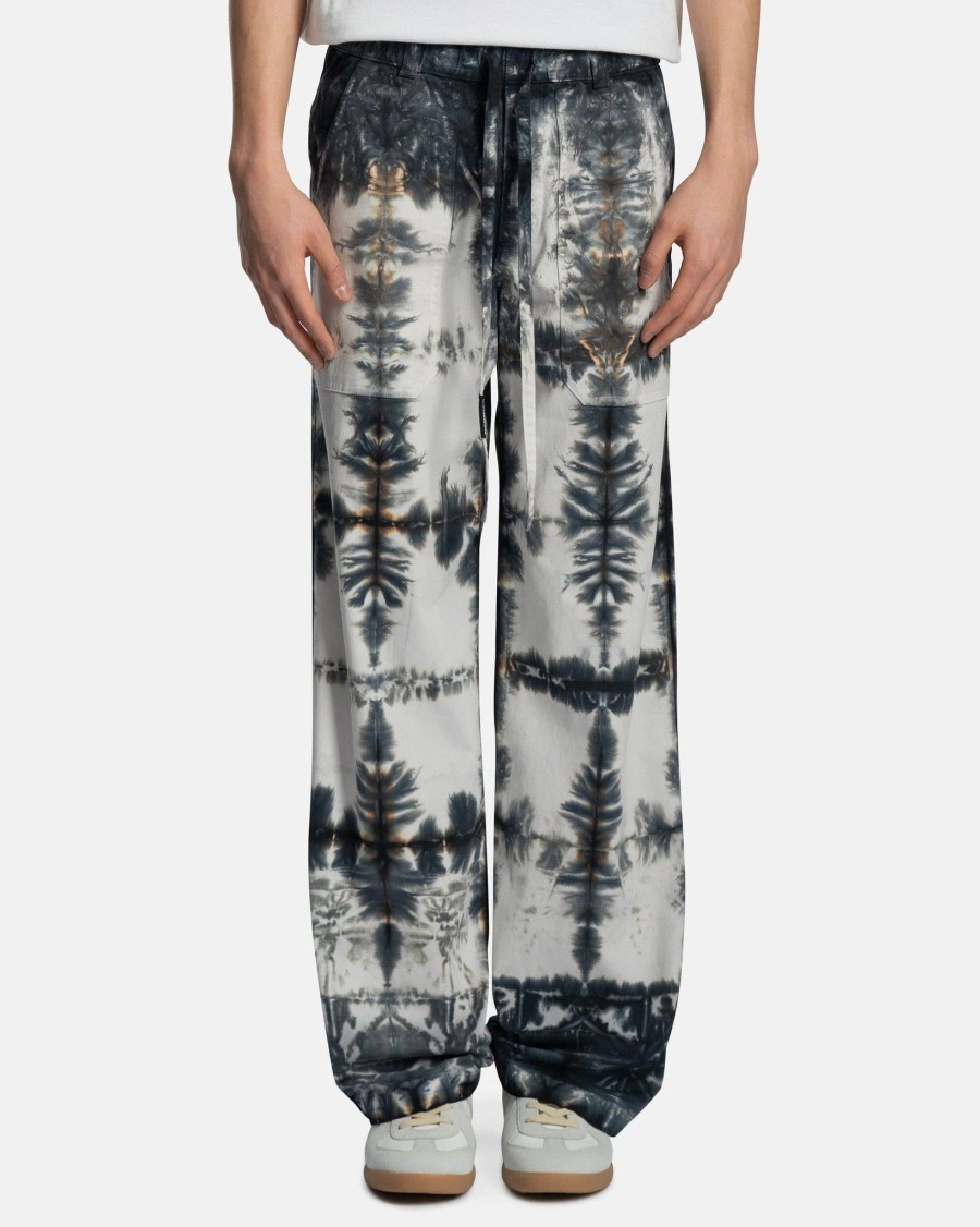 Pants * | Nahmias Tye Dye Baggy Trousers In Blue Tie Dye