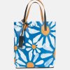 Accessories * | Marni Daisy Print Pvc Bag In Blue