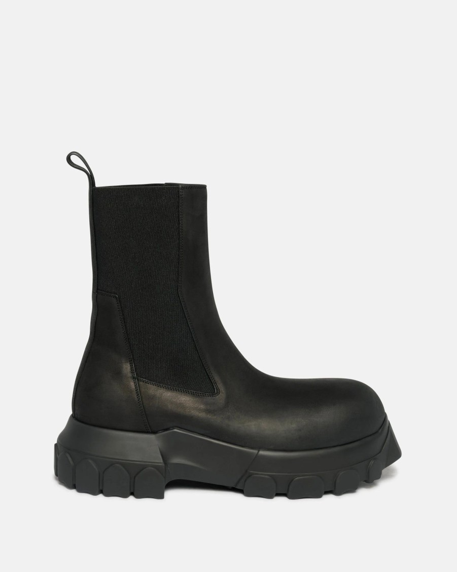 Footwear * | Rick Owens Bozo Beatles In Black/Black